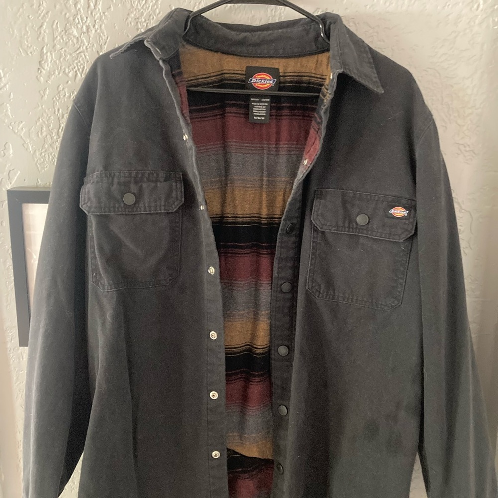 Dickies Men's Charcoal Shirt Jacket